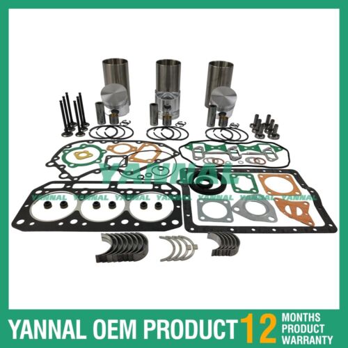 For Yanmar 3T84 3D84-1 Overhaul Rebuild Kit