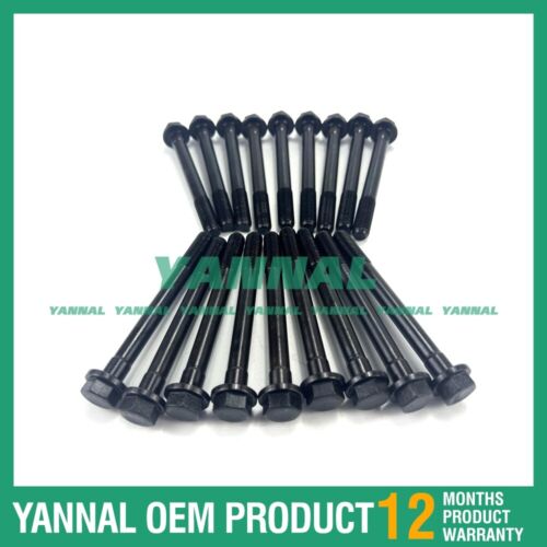 14 PCS Head Bolt Set For Yanmar 4TNV86 Diesel Engine