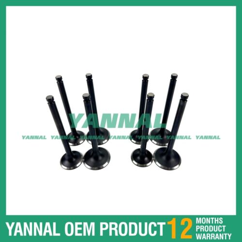 V¨¢lvula de admisi¨®n 4TNE82 con v¨¢lvula de escape para piezas del motor de excavadora Yanmar