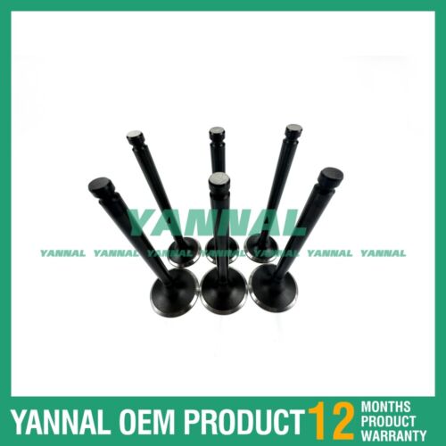 V¨¢lvula de admisi¨®n 3D75 con v¨¢lvula de escape para piezas del motor de excavadora Yanmar