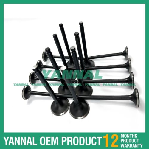 V¨¢lvula de admisi¨®n 4TNV98 con v¨¢lvula de escape 129907-11100 para motor de excavadora Yanmar