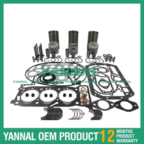 Overhaul Rebuild Kit With Gasket Set Bearing For Isuzu 3KR2