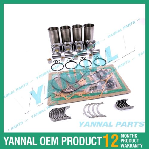 4TNV82 Overhaul Rebuild Kit With Full Gasket Bearing Set For Yanmar Engine