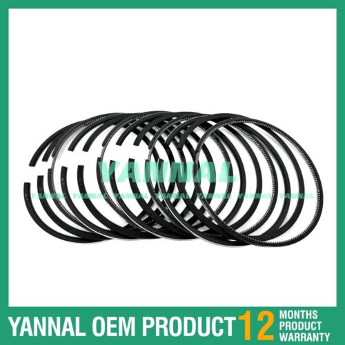 4X BF4M2012 Piston Rings Set STD Oil Ring 3mm For Deutz Excavator Parts