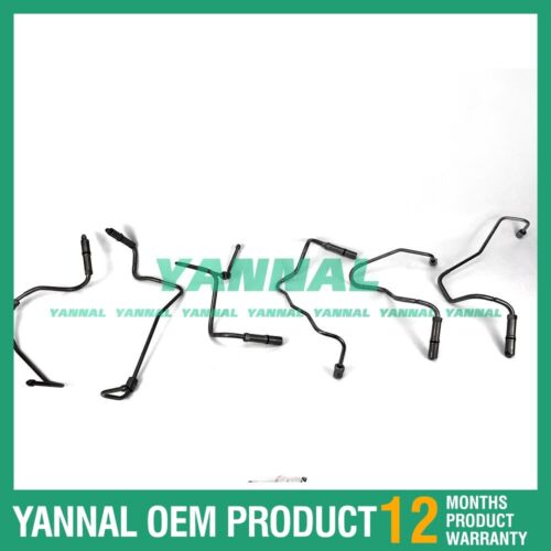 6D140 Fuel Injection Pipe 6261-71-5110 6261-71-5120 For Komatsu Excavator Parts