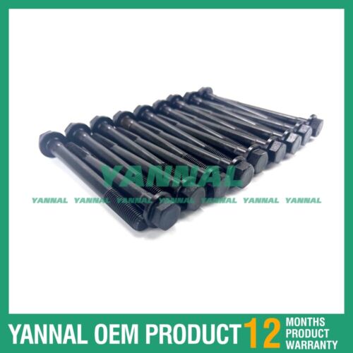 14 PCS Cylinder Head Bolt For Yanmar 4TNE86 Diesel Engine