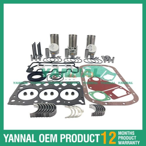 New 3LB1 Liner Kit Full Gasket Set Valve Train Bearings For Isuzu Engine