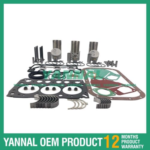 New 3LB1 Liner Kit Full Gasket Set Valve Train Bearings For Isuzu Engine