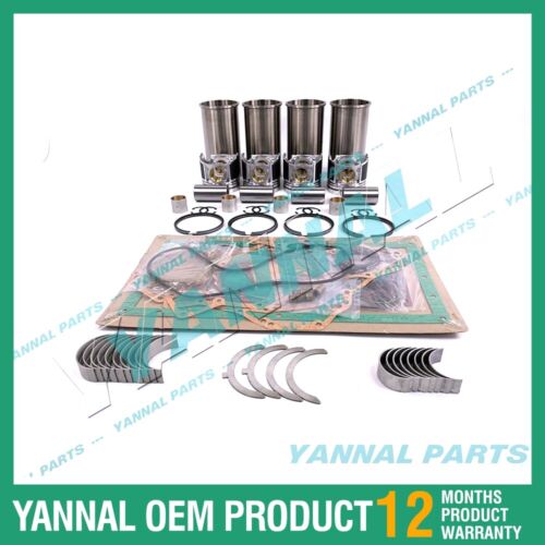 1004-4T 3135J259 Overhaul Rebuild Kit With Full Gasket Bearing Set For Perkins