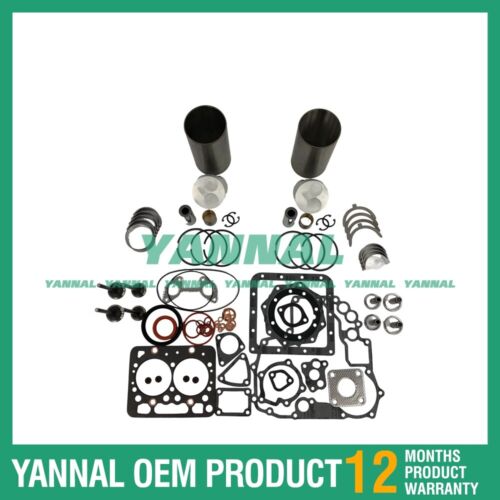 Z482 Engine Overhaul Rebuild Kit STD with Liner For Kubota T1600H Tractor