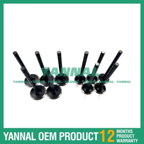 F2803 Intake Valve With Exhaust Valve For Kubota Excavator Engine Parts