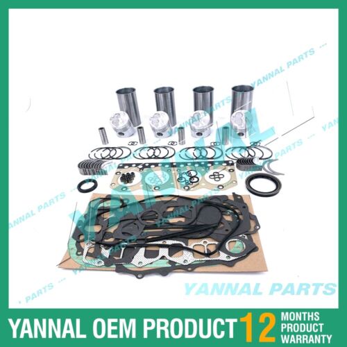 C190-ring 4mm Overhaul Rebuild Kit With Full Gasket Bearing Set For Isuzu Engine