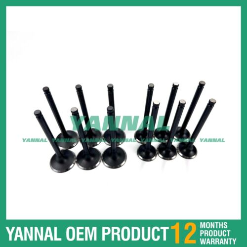 12x For Nissan Intake With Exhaust Valve TD42 Engine Spare Parts