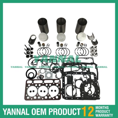 Rebuild Overhaul Kit For Kubota D1403 With Gasket Set Bearing