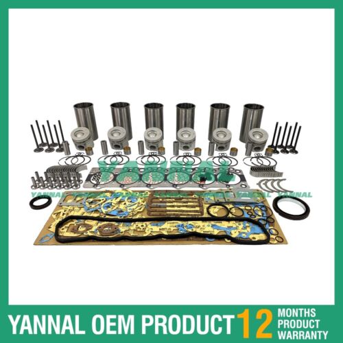 Overhaul Rebuild Kit Piston Ring Full Head Gasket Set Bearin For Doosan DB58