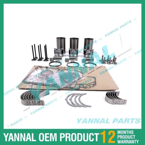 For Yanmar Engine 3TNV84T-G 3TNV84T Overhaul Rebuild Kit durable