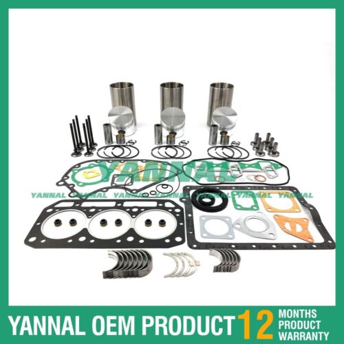 For Yanmar 3T84 3D84-1 Overhaul Rebuild Kit