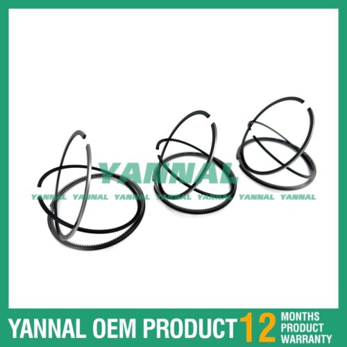3 Set Piston Ring 0.5mm Flat mouth For Shibaura 403D-15 (fit one Engine)