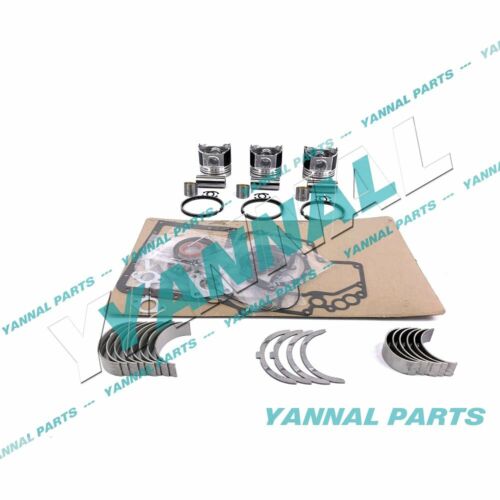 Nuevo Kit de reconstrucci¨®n de reacondicionamiento L2000 con rodamientos de juntas de Anillos de pist¨®n para Kubota