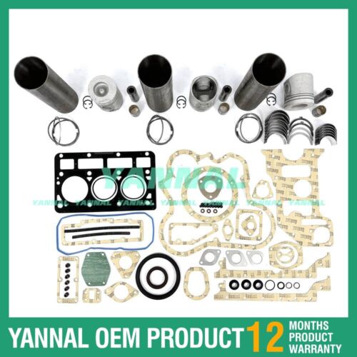 Overhaul Rebuild Kit With Gasket Set Bearing For Perkins 903.27 Engine Part