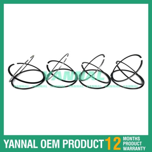 4X BF4M2012 Piston Rings Set STD Oil Ring 3mm For Deutz Excavator Parts