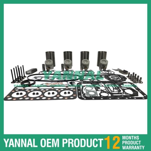 V1512 For Kubota Overhaul Rebuild Kit Piston Ring Full Head Gasket Set Bearing