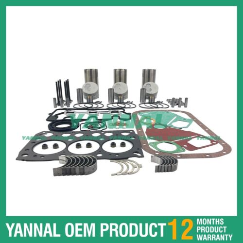 New 3LB1 Liner Kit Full Gasket Set Valve Train Bearings For Isuzu Engine