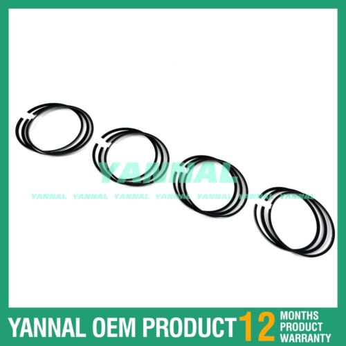 4X BF4M2012 Piston Rings Set STD Oil Ring 3mm For Deutz Excavator Parts