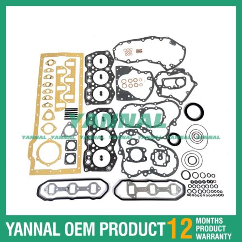 For Mitsubishi S6E2 Full Gasket Kit Diesel Engine Excavator