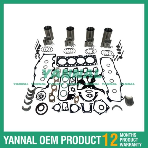 Rebuild Overhaul Kit With Gasket Set Bearings For Toyota 2L