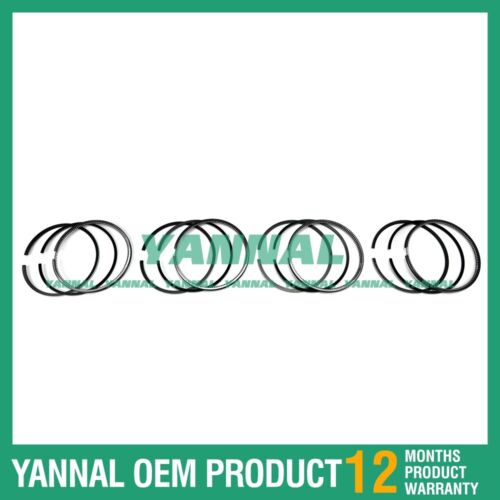 4 Set Piston Ring 0.5mm Slanting mouth For Shibaura C2.2 (fit one Engine)