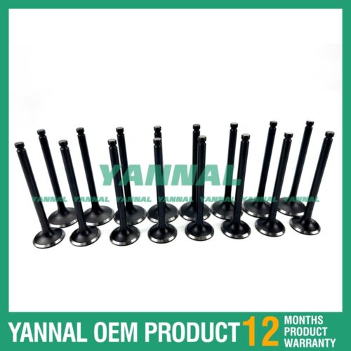 V¨¢lvula de admisi¨®n 4TNV98 con v¨¢lvula de escape 129907-11100 para motor de excavadora Yanmar