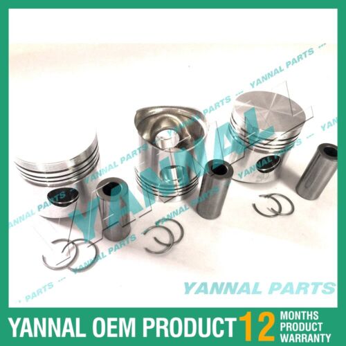 3x For Yanmar Piston Kit STD 3T84 Engine Spare Parts