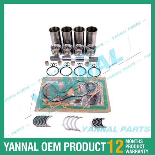 K4C-IDI Overhaul Rebuild Kit With Full Gasket Bearing Set For Mitsubishi Engine