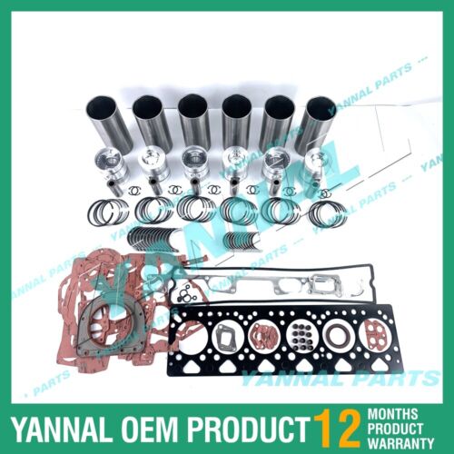 1006E-6T Overhaul Rebuild Kit With Full Gasket Bearing Set For Perkins Engine