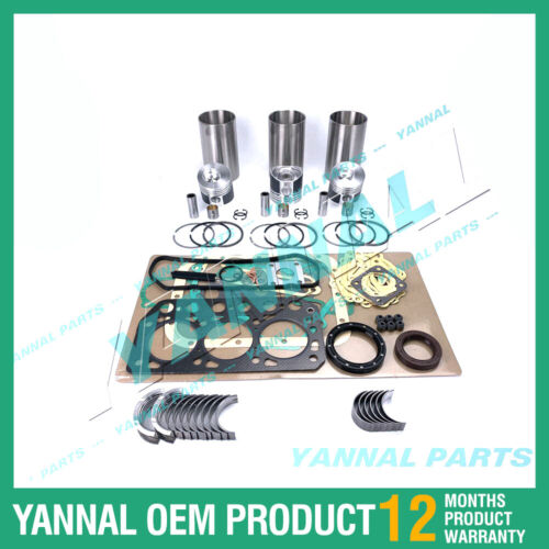 K3E-DI Overhaul Rebuild Kit With Full Gasket Bearing Set For Mitsubishi Engine