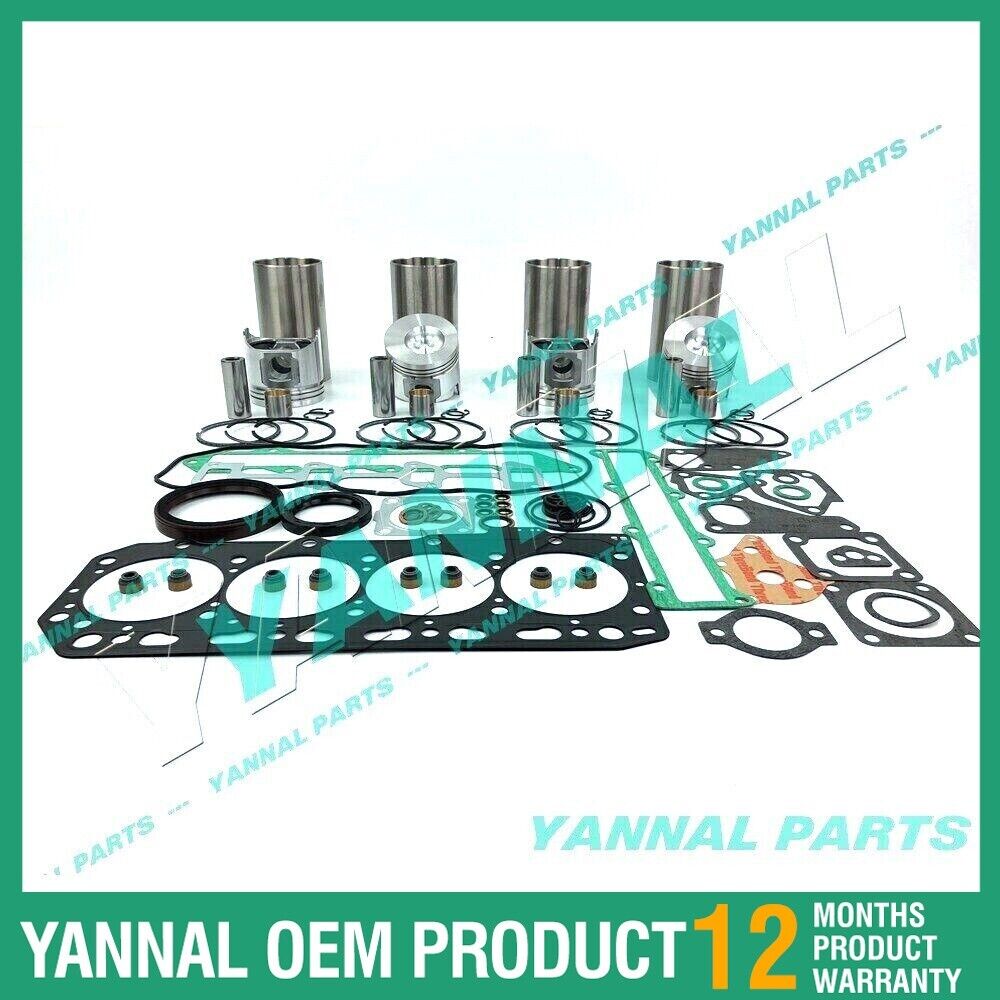 New STD Yanmar 4TNE88 Overhaul Kit With Full Gasket Kit