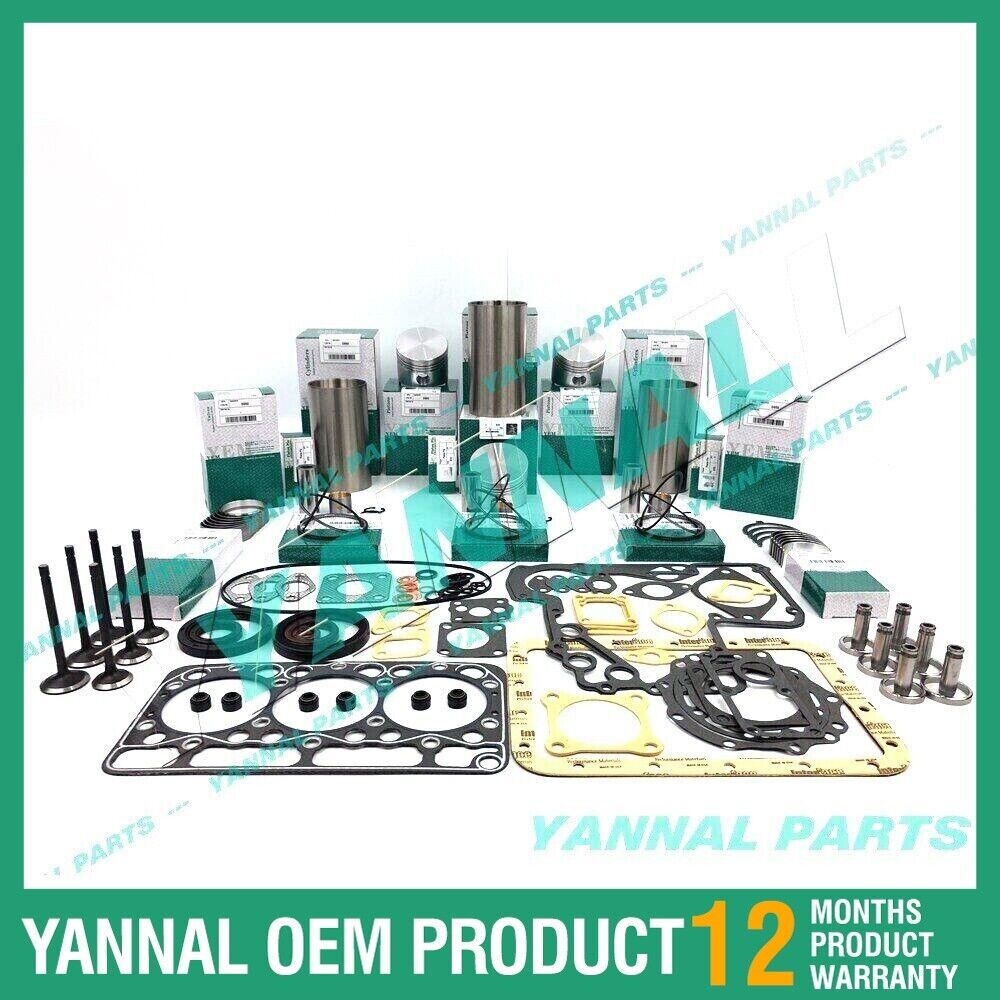 D950 Overhaul Engine Rebuild Kit For Kubota Engine B7200D B8200E F2100 Tractor