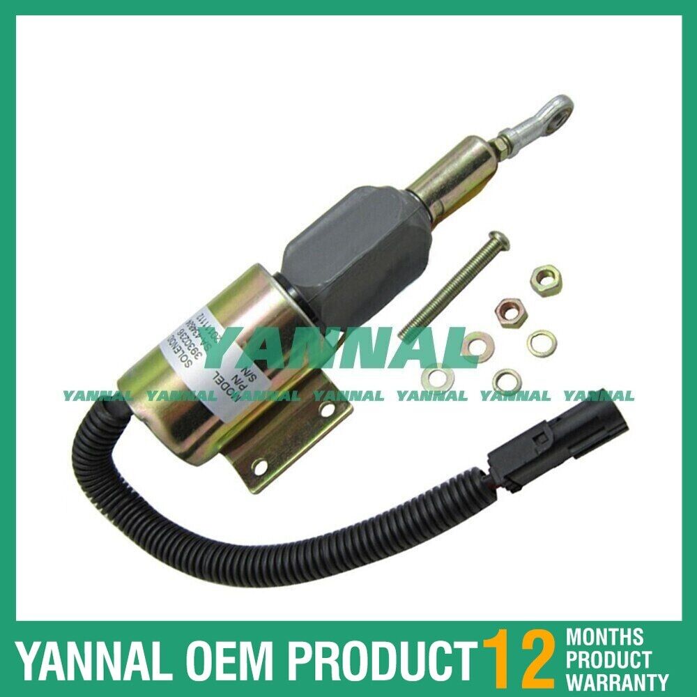 3932530 For Cummins Excavator 5.9L 6BT Fuel Shut Off Solenoid SA-4756 24V