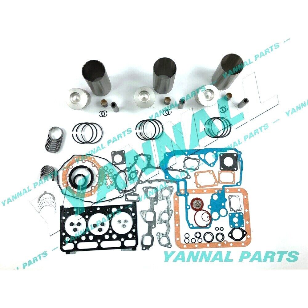 New Kubota D1703 IDI Overhaul Kit With Engine Bearings