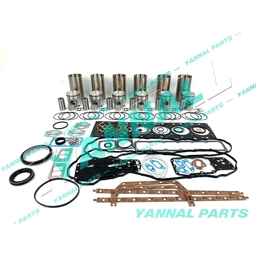 New 6D107 Engine Overhaul Kit With Full Gasket Set For Komatsu PC200-8 Excavator