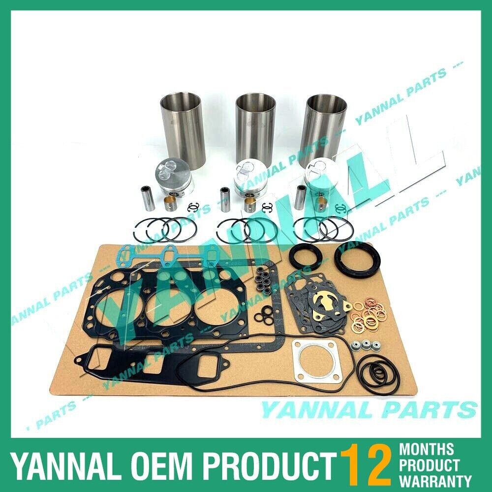 Kit de reconstrucci¨®n de motor de reacondicionamiento 3D74E 3TNE74C 3TNE74 para tractor Yanmar