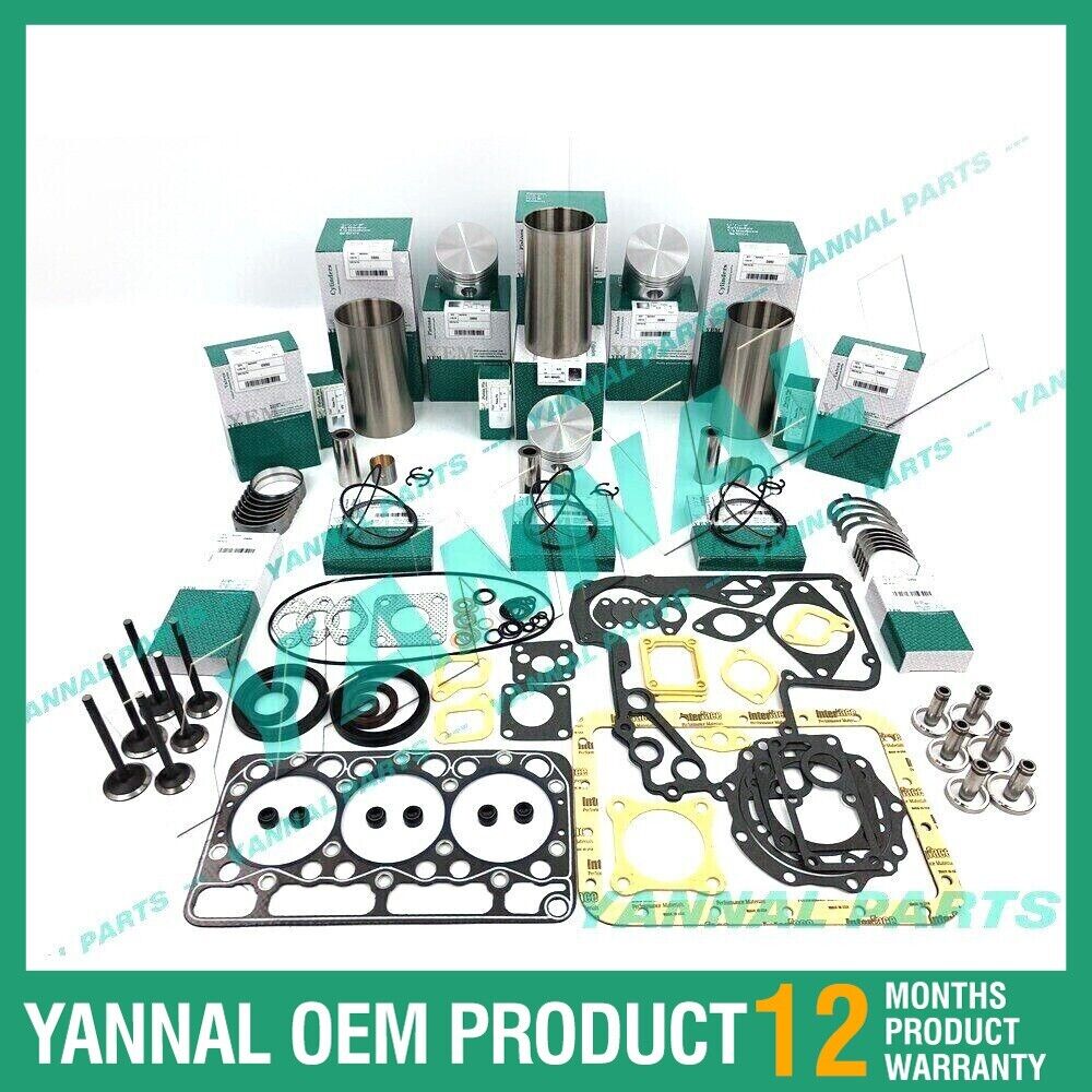 D950 Overhaul Engine Rebuild Kit For Kubota Engine B7200D B8200E F2100 Tractor