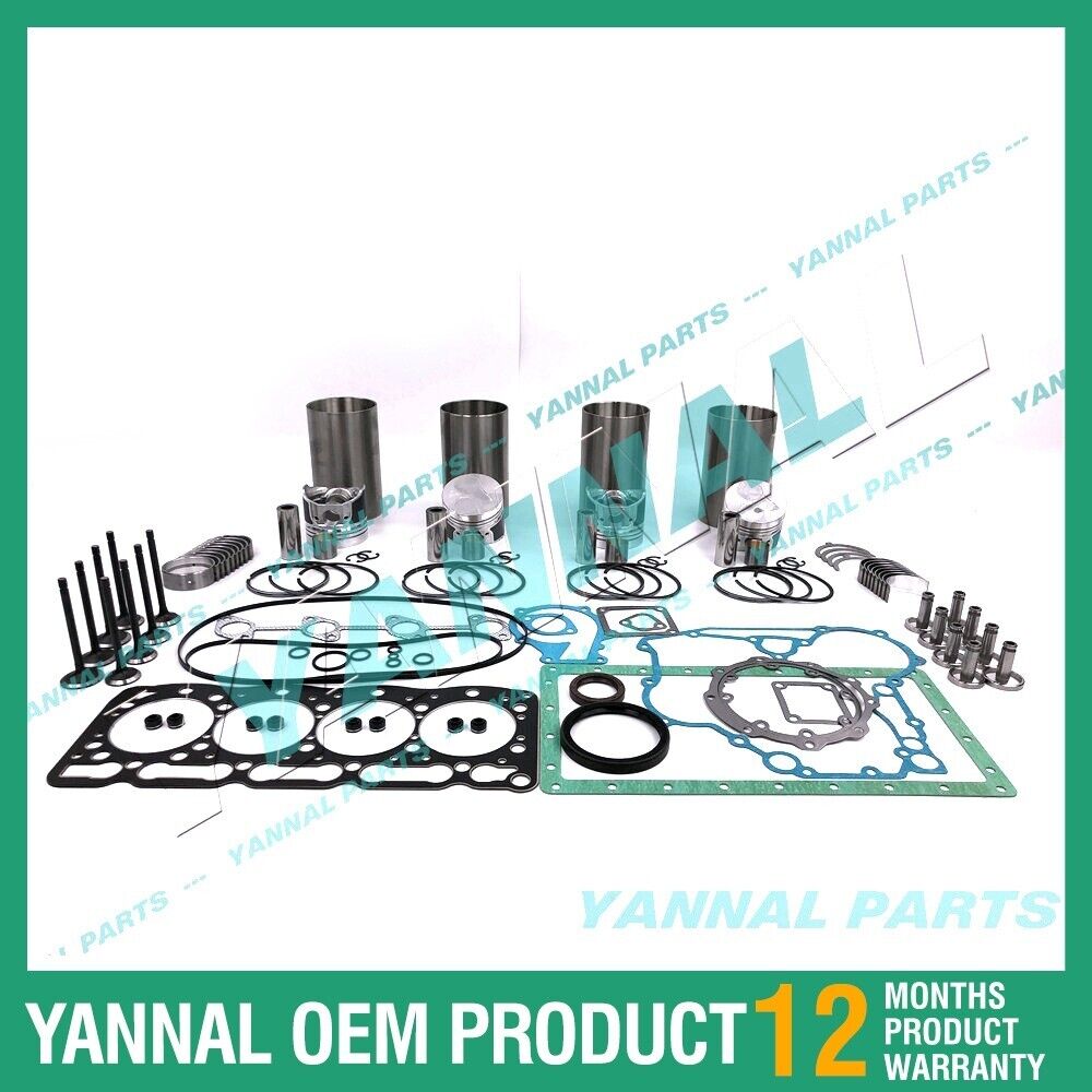 Kit de reparaci¨®n y reconstrucci¨®n para Kubota V1305 con juego de juntas y rodamientos