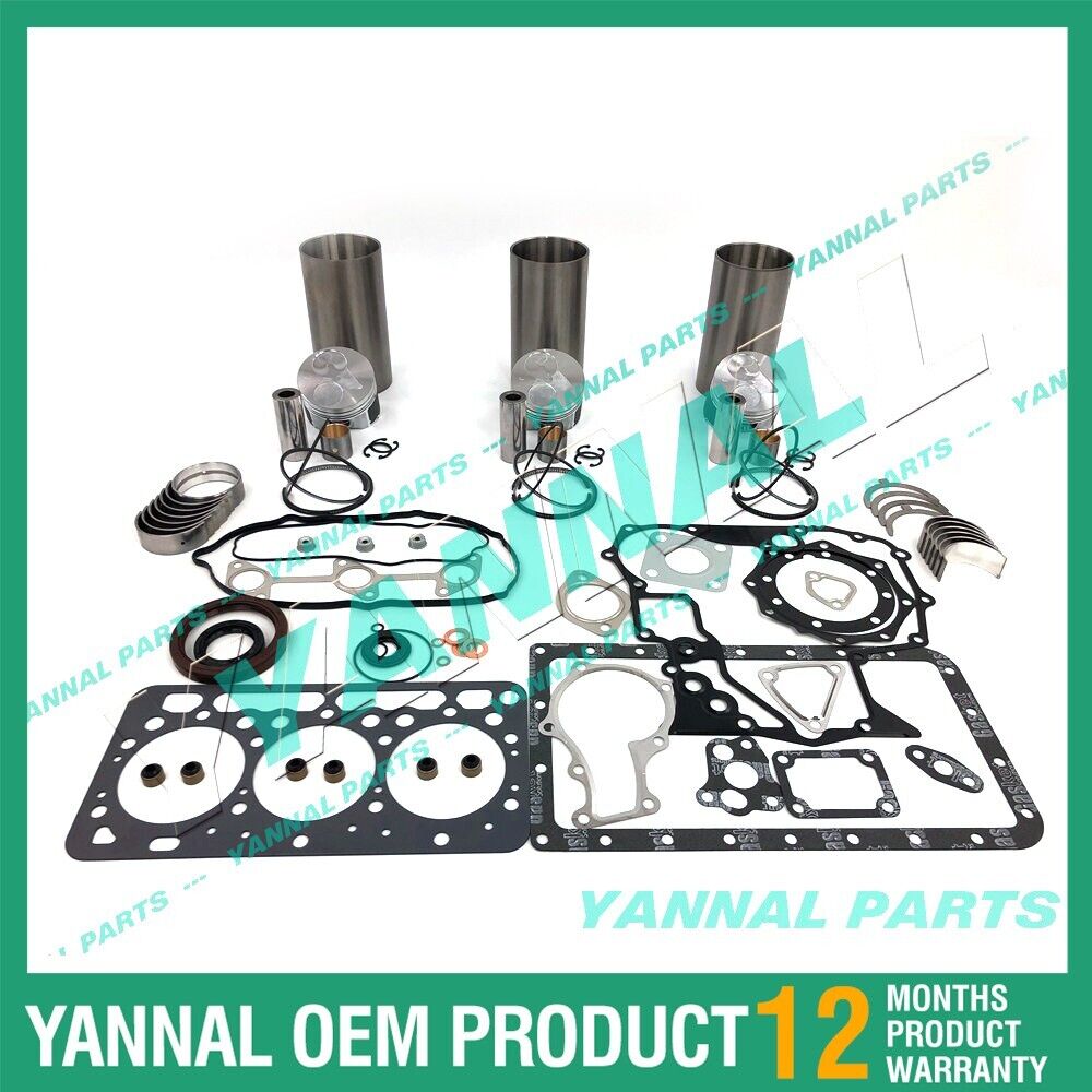 D902 D902E Overhaul Rebuild Kit for Kubota Engine KX41-3 Excavator BX24 BX25