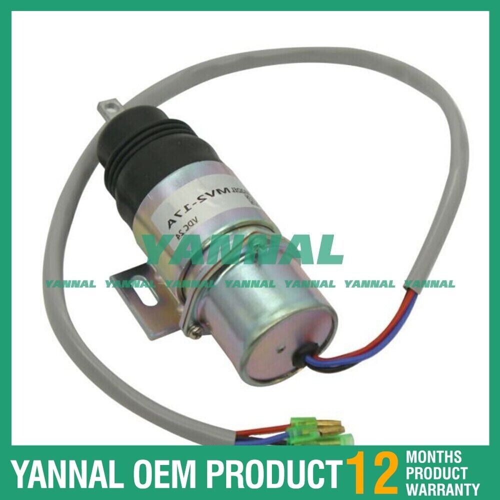 Para JCB Construction JZ70 JS70 JS70 JZ70 motor 71630097 solenoide de apagado de combustible