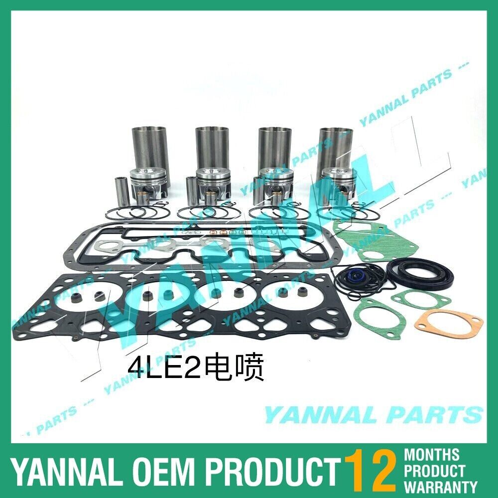 New 4LE2 4LE2-CR For Isuzu Engine 4LE2 Overhaul Engine Rebuild Kit Repair