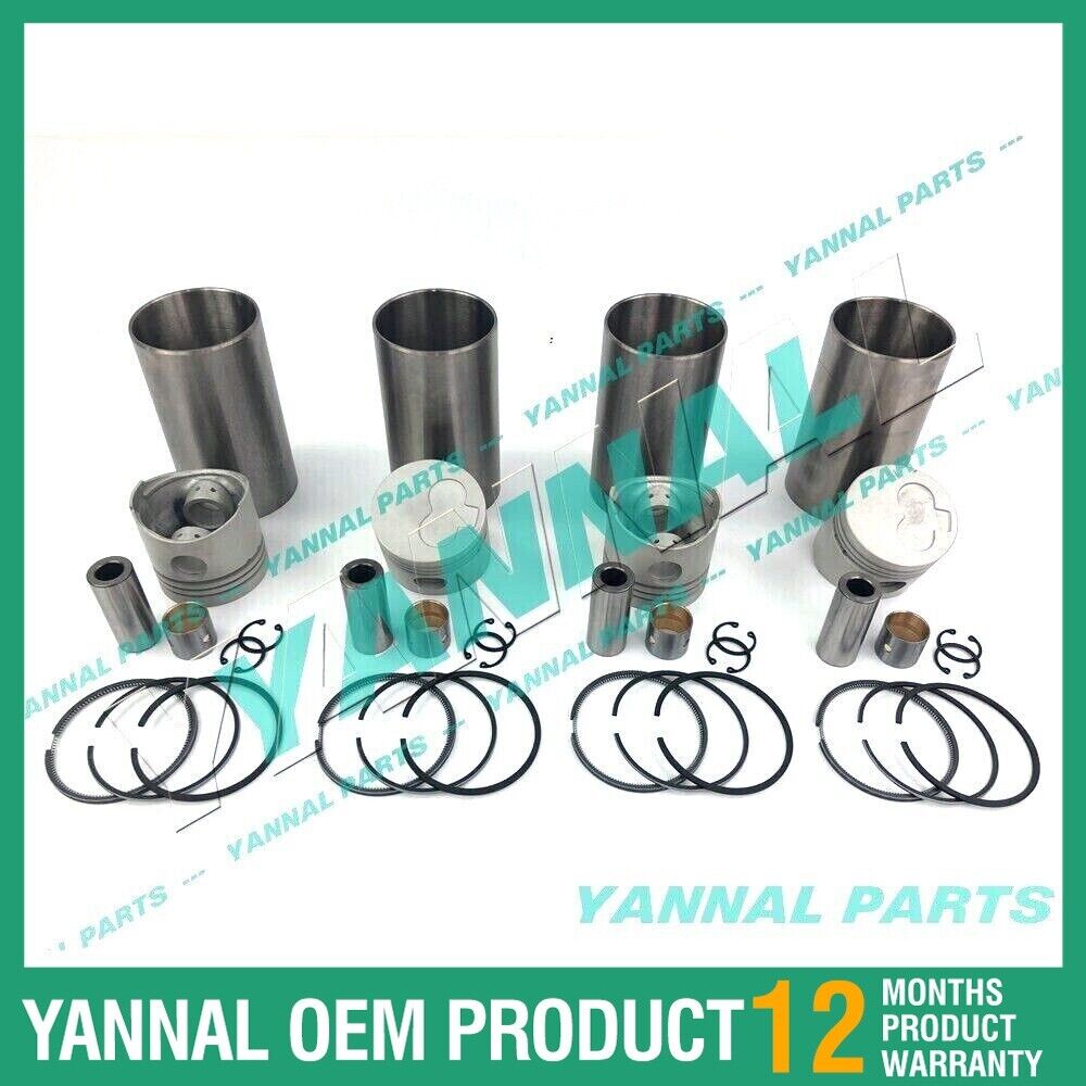 FOR MITSUBISHI Engine K4E K4E-IDI LINER KIT PISTON PISTON RING CYLINDER LINER