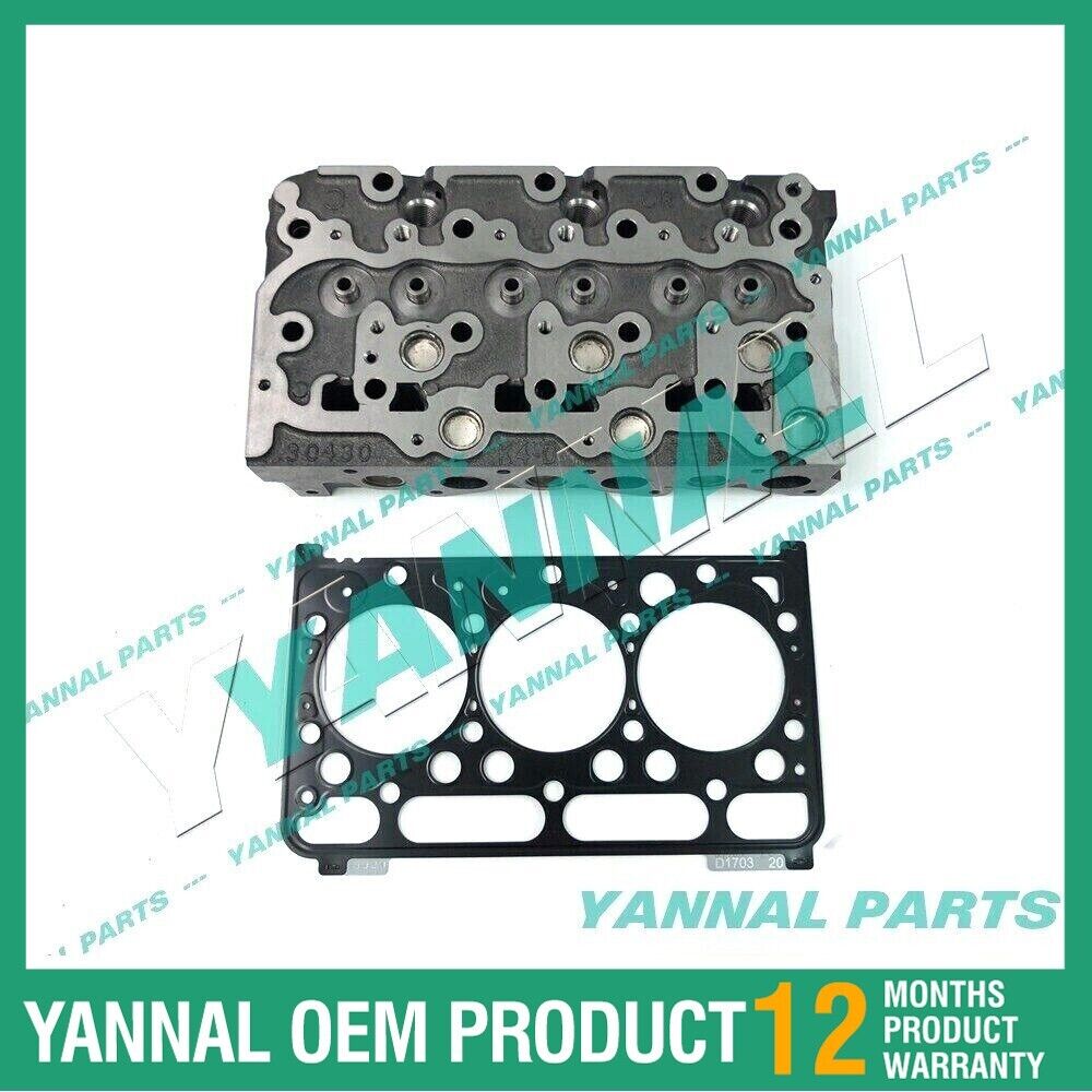 New Kubota D1703 Cylinder Head With Head Gasket