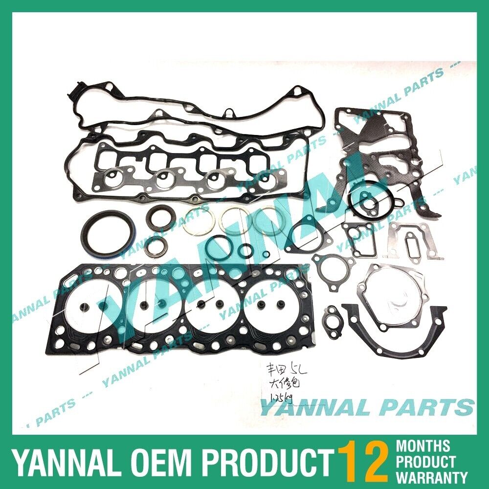 5L para los recambios del motor diesel de los recambios del equipo completo de la junta de Toyota